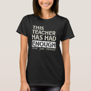 T-shirt Ce professeur en a assez pour mettre fin à la viol