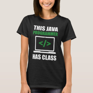 T-shirt Ce programmeur Java a un codage de programmation d