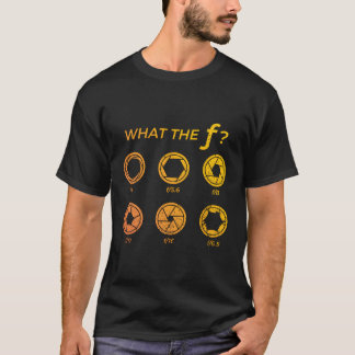 T-shirt Ce que la caméra photographique F amusant ouvre la