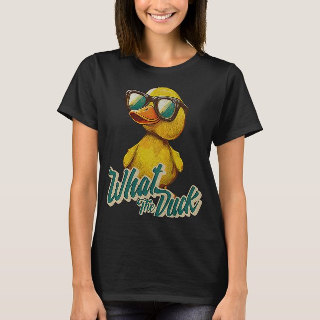 T-shirt Ce Que Le Canard Jaune Rubber Ducky Aime Les Canar (Devant)
