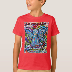 T-shirt Ce que le cancer ne peut pas faire Poem Angel T-sh