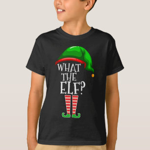 T-shirt Ce que l'Elf Matching Famille Cadeau de Noël