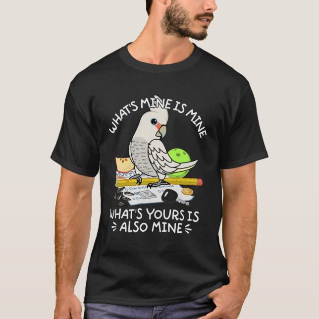 T-shirt Ce que vous voulez, c'est le perroquet mien I Goff (Devant)