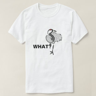 T-shirt Ce qui demande aux hérons. Drôle personnalisable