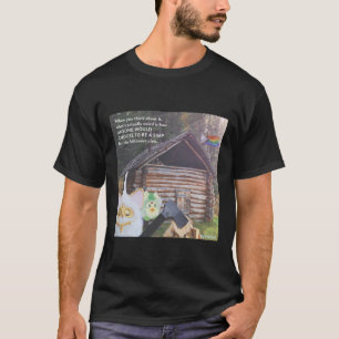 T-shirt Ce qui est bizarre, c'est que quelqu'un drague des