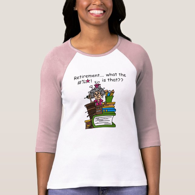 T-shirt Ce qui est humour de retraite (Devant)