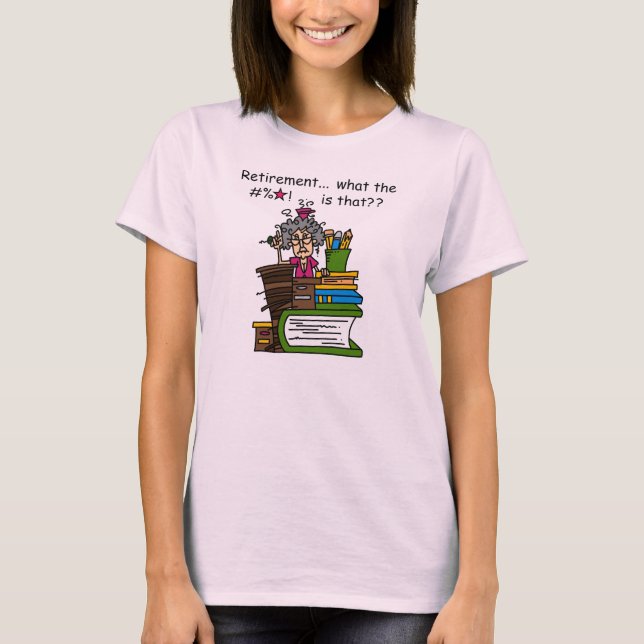 T-shirt Ce qui est humour de retraite (Devant)