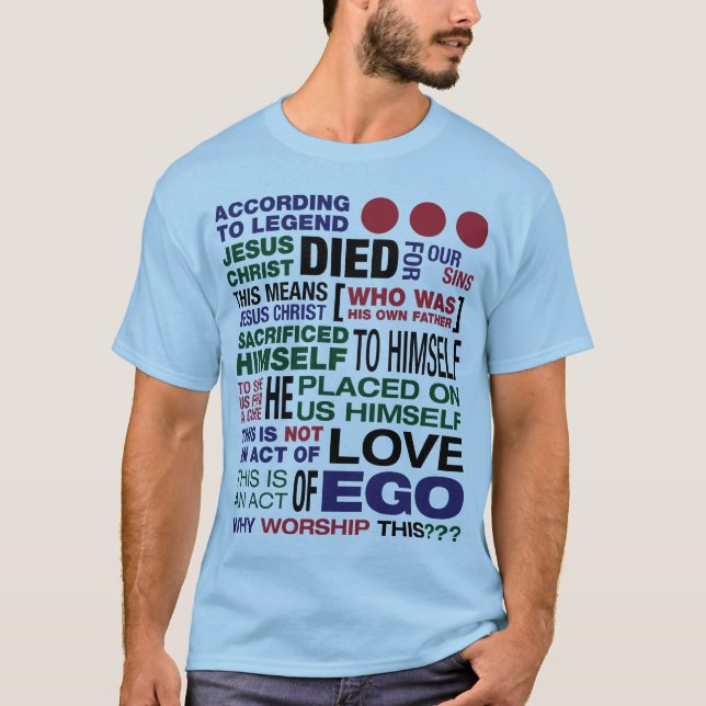 T-shirt Ce qui je culte ? (Devant)