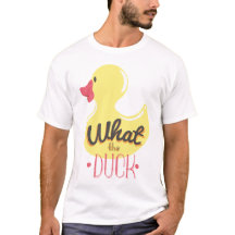 Ce qui la chemise d'amusement de canard