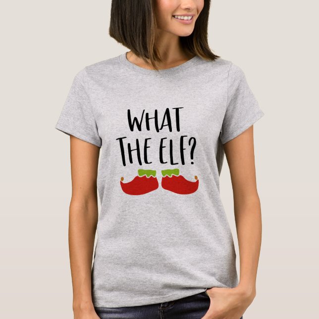 T-shirt Ce qui la chemise de Noël d'Elf (Devant)