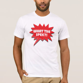 T-shirt "Ce qui le Spek ?" La pièce en t des hommes