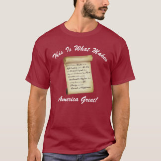 T-shirt Ce qui rend l'Amérique grande !