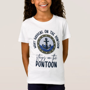 T-Shirt Ce qui se passe sur le ponton reste sur le ponton