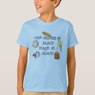 T-shirt Ce qui se produit aux SÉJOURS de Nana chez Nana !