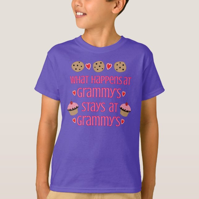T-shirt Ce qui se produit chez Grammy (Devant)