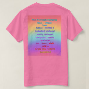T-shirt Ce qui si nous imaginions nous-mêmes… Diversité