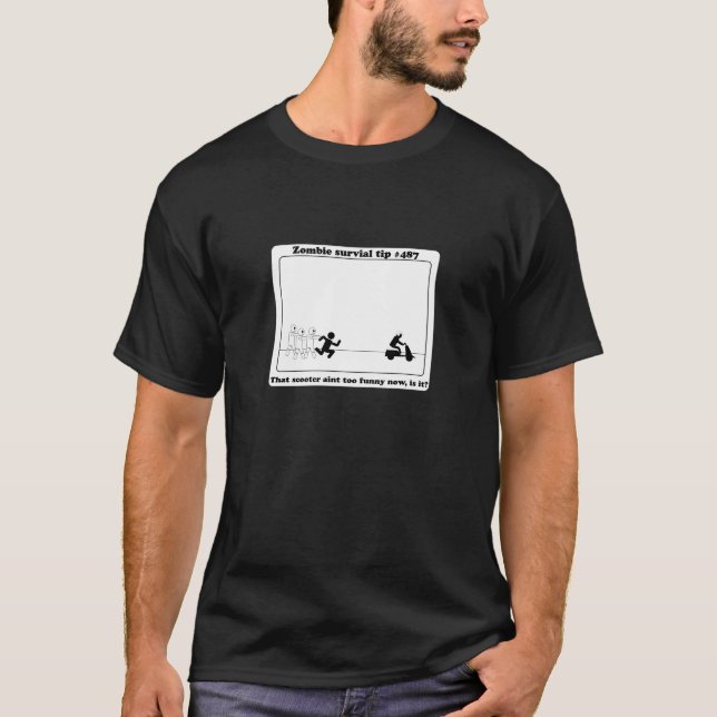 T-shirt Ce scooter n'est pas trop drôle… (Devant)