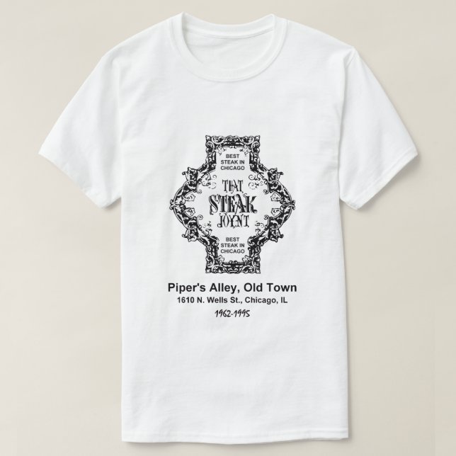 T-shirt Ce Steak Joynt Restaurant, Chicago, IL (Design devant)