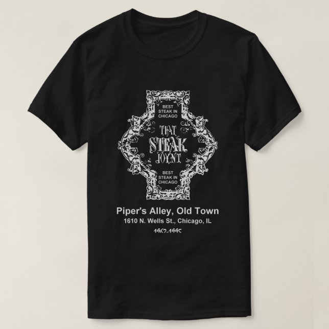 T-shirt Ce Steak Joynt Restaurant, Chicago, IL (Design devant)