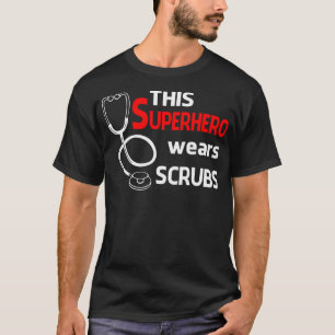 T-shirt Ce Superhero Porte Des Écrans Docteur Semaine des