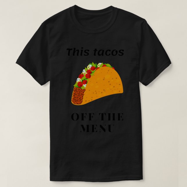 T-shirt Ce tacox27s Off Menu Cadeau drôle pour récemment m (Design devant)