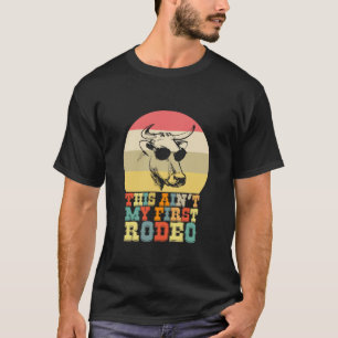 T-shirt Ceci Ainu2019t Mon Premier Rodéo Vache Lunette Avi