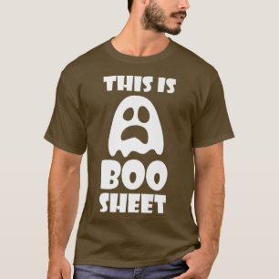 T-shirt Ceci Est Boo Sheet Cute Adorable Ghost Happy Hallo