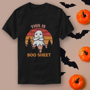 T-shirt Ceci est bosheet retro Halloween