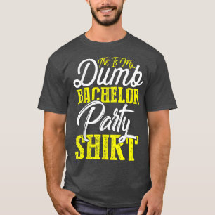 T-shirt Ceci Est Ma Stupide Fête De Bachelor Mens