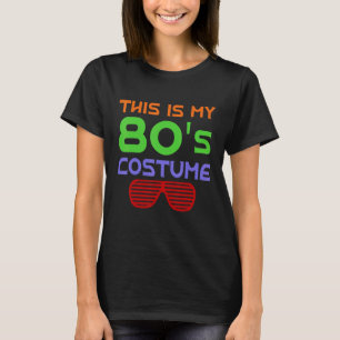 T-shirt Ceci est mon costume des années 80 Lecteur CD Mp3
