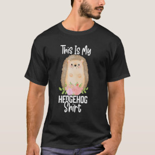 T-shirt Ceci Est Mon Hérisson Hérisson Mignon Porc-Épic