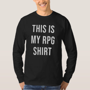 T-shirt Ceci est mon JDR Donjons DM Maître D20 Dragons