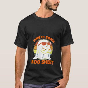 T-shirt Ceci Est Une Feuille De Boite Halloween Ghost Funn