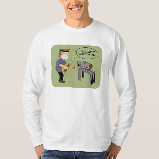 T-shirt Ceci ne blessera pas la bande dessinée drôle de (Devant)