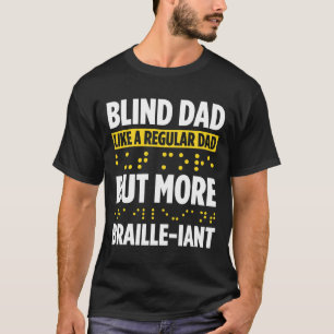 T-shirt Cécité Pour Les Aveugles Personne Aveugles Braille