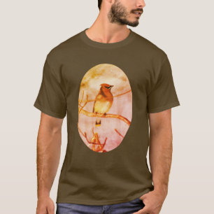 T-shirt Cèdre cirage Oiseau Nature Art