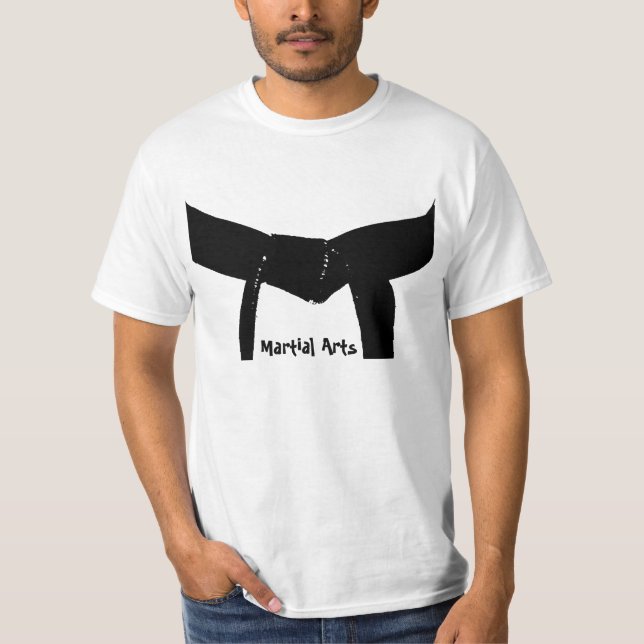 T-shirt Ceinture noire d'arts martiaux (Devant)