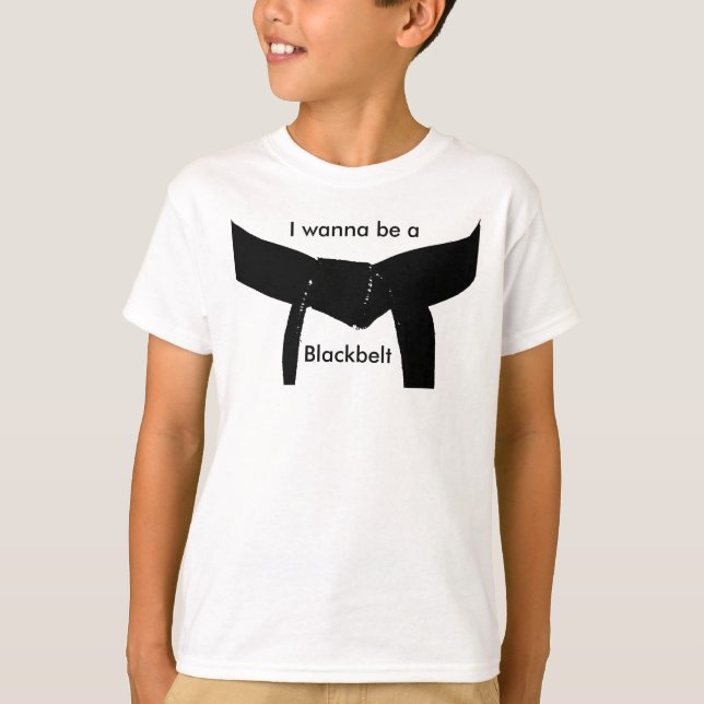 T-shirt Ceinture noire de futurs arts martiaux (Devant)