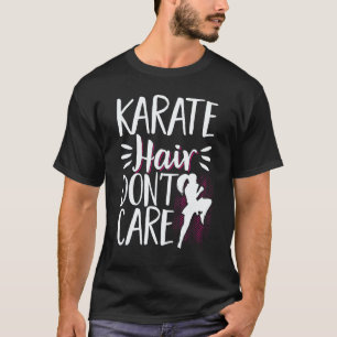 T-shirt Ceinture noire de karaté Gi uniforme Karaté Cheveu