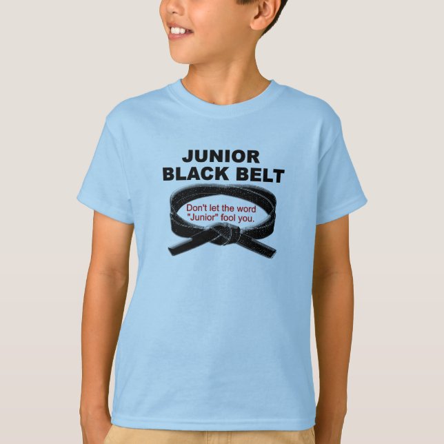 T-shirt Ceinture noire junior 1,1 (Devant)