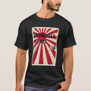 T-shirt Ceinture Rouge de Karaté Classique Jeunesse