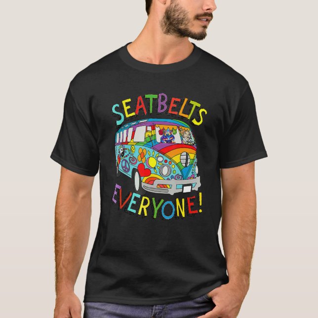 T-shirt Ceintures de sécurité Tout le monde Bus Driver Job (Devant)