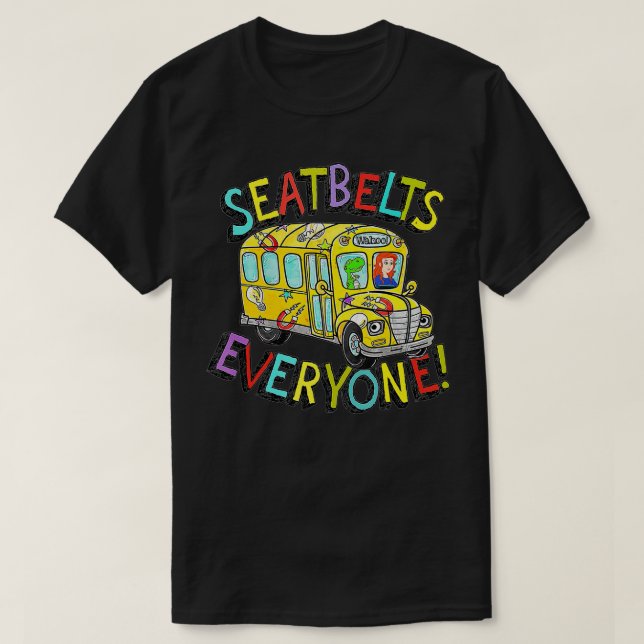 T-shirt Ceintures de sécurité Tout le monde Drôle Magic Sc (Design devant)