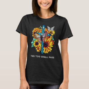 T-shirt Cela aussi passera les papillons des tournesols C