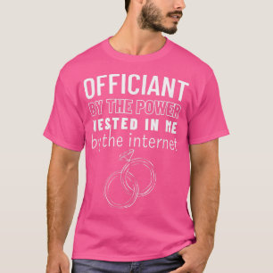 T-shirt Célébrant de mariage Parti de mariage Internet Ord