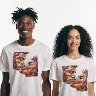 T-shirt célébrant l'art du quilting