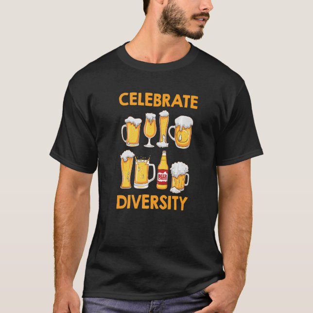 T-shirt Celebrate Diversity Beer (Devant)