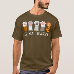 T-shirt Celebrate Diversity Cat