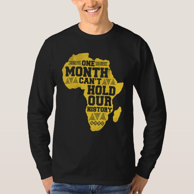 T-shirt Célébration Carte Africaine Kente Cool Histoire No (Devant)