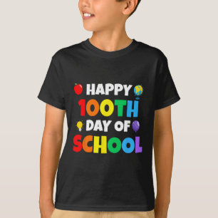 T-shirt Célébration De 100 Jours D'Apprentissage Enfants E